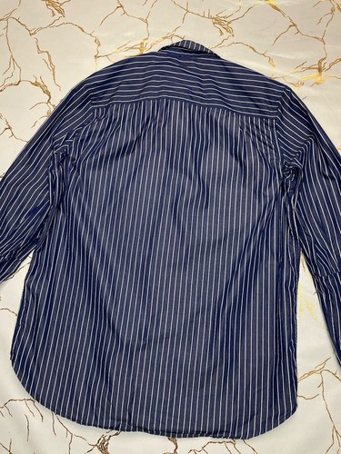 G-Star Raw Women Blue Striped Button Up Shirt Core 1PKTBF Shirt Size Small - Picture 8 of 11
