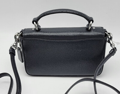 NWT Coach Mini Josie Top Handle Crossbody CE630 Midnight Navy | eBay