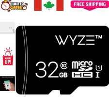 32GB Ultra-Compact Waterproof MicroSD Card for Continuous Camera Recording