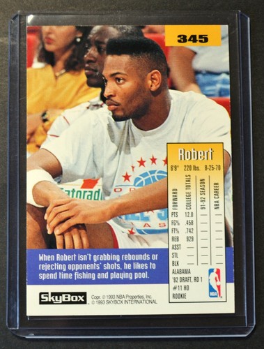 1993 Skybox Robert Horry Rookie Card No 345 NM EBay