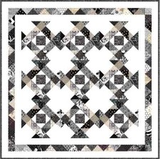 ENGELBERT - 49" x 49" - Quilt-Addicts Precut Quilt Kit Lap - 3 colours