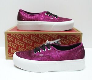 pink glitter vans uk