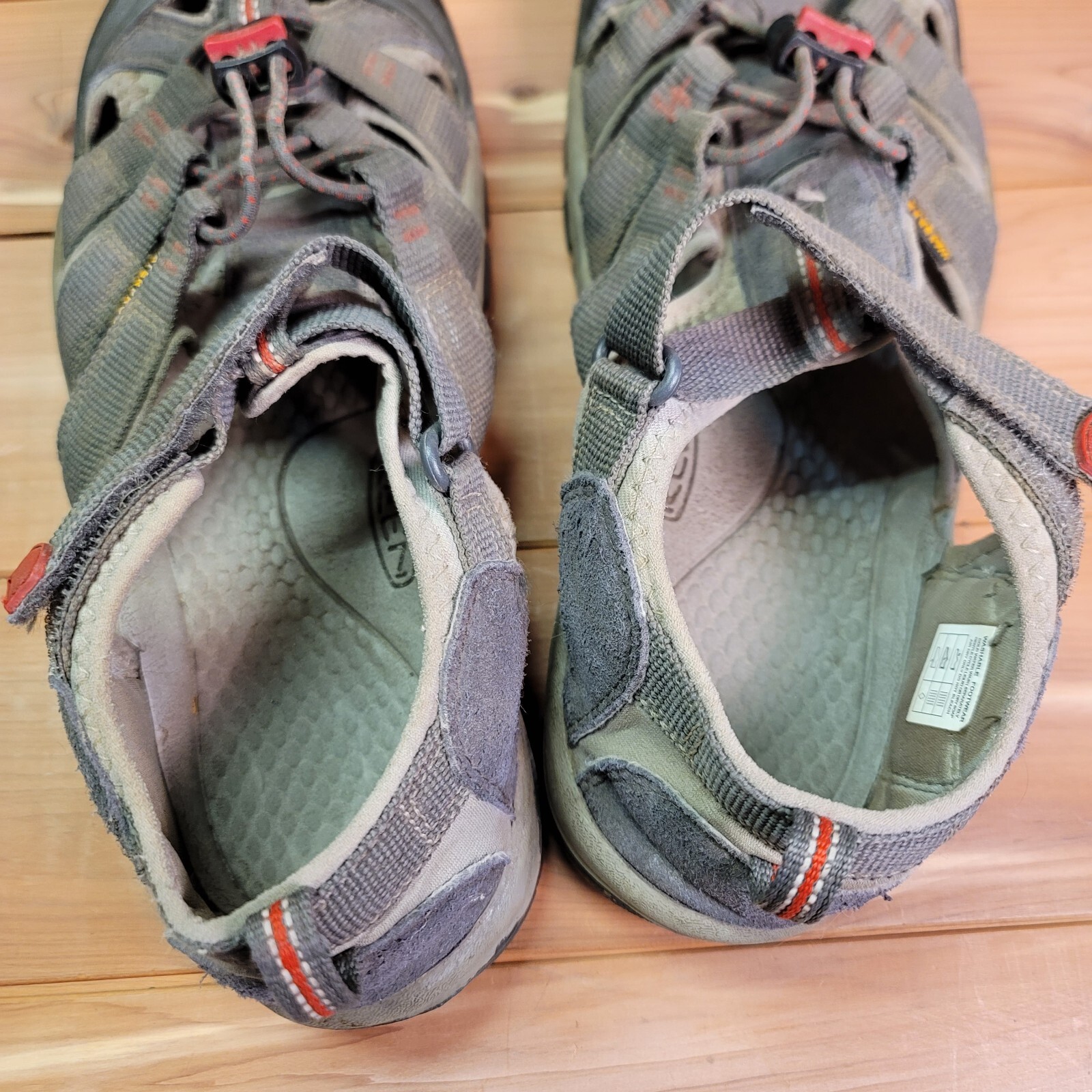 KEEN Sandali Uomo 6 Newport H2 Scarpe da Escursionismo Grigio Rosso Impermeabili 1016282