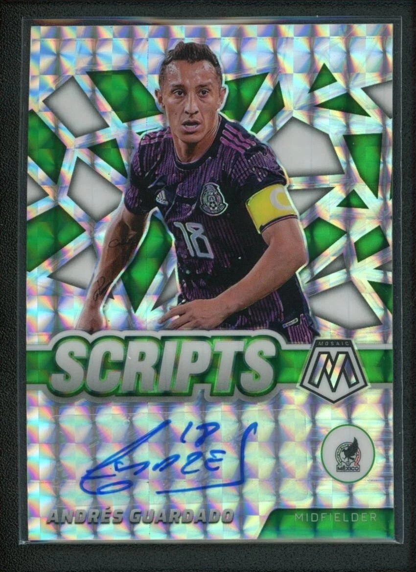 2021 22 ANDRES GUARDADO AUTO PANINI MOSAIC FIFA ROAD TO WORLD CUP SILVER SCRIPTS eBay