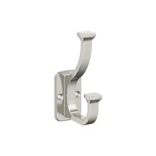 Amerock H37007G10 | Alder Double Prong Decorative Wall Hook | Satin... Fast Ship
