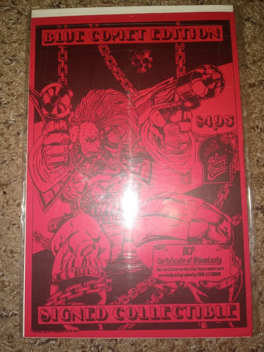 Outlaw Overdrive #1 -Limited Signed Red Edition with COA and card