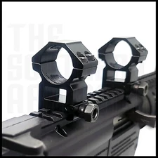 1" HIGH PROFILE SCOPE RINGS FOR PICATINNY WEAVER MOUNT HEAVY DUTY GREAT QUALITY