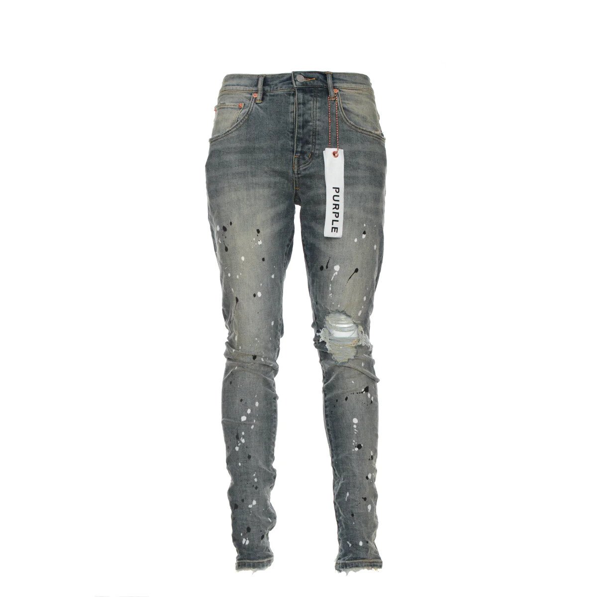 NEW Purple Brand Men's Jeans P002 Mid Indigo Destroy SZ 33 NEW Purple Brand Men's Jeans P002 Mid Indigo Destroy SZ 33