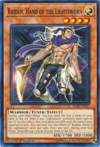 Raiden, Hand of the Lightsworn - SDRR-EN021 - Common - 1st Edition x3 - Near Min