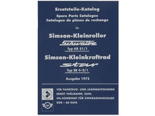 Ersatzteilkatalog, Ausgabe 1975 - Simson KR51/1 Schwalbe, SR4-2/1 Star