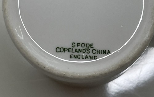 2 x White Spode Copeland 6 cm Coffee Espresso Cups Cans - Picture 2 of 2