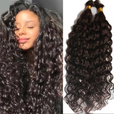 Curly Wavy Grey Bulk For Braiding No Weft 8A Brazilian Hair Extenion 100g
