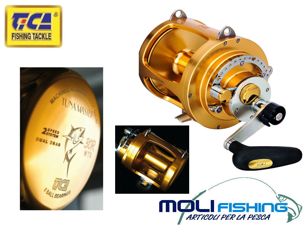 MULINELLO PESCA DRIFTING BIG GAME TICATEAM WTS 30 E 50 LBS TUNA MASTER 2 SPEED MULINELLO PESCA DRIFTING BIG GAME TICATEAM WTS 30 E 50 LBS TUNA MASTER 2 SPEED