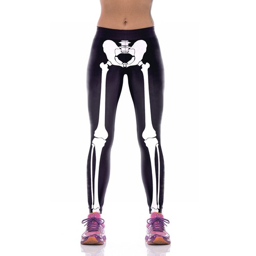 Women Leggings The Nightmare Before Christmas Yoga Pants Workout Sexy Elastic - Picture 21 of 21