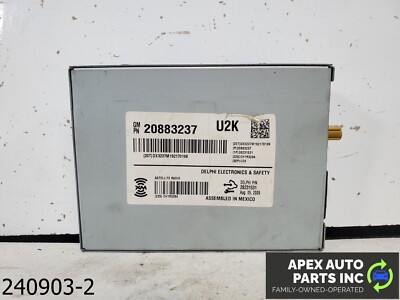 OEM 2010 GMC Acadia 3.6L SATELLITE RECEIVER CONTROL MODULE 20938347