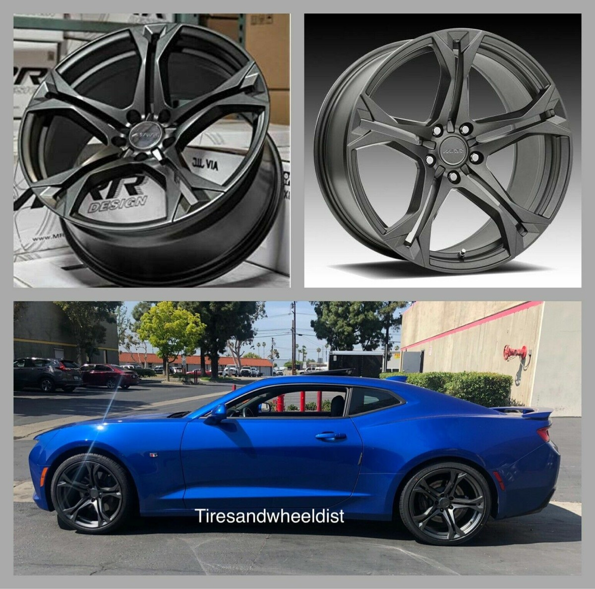 20'' inch 1LE MRR M017 Wheels Gunmetal with Tires fit Chevy Camaro