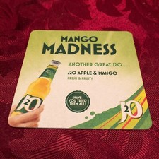 BREWERIANA - BRITVIC - J2O - MANGO MADNESS - MANZANA Y MANGO - ESTERA DE CERVEZA - BANDEJA 5