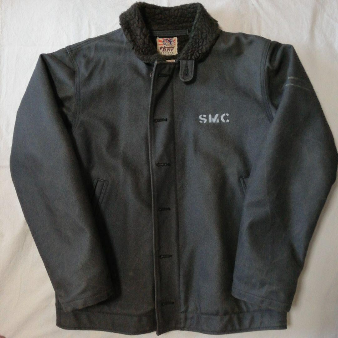 Samurai Jeans SMNI13 Heavy Duck N-1 Deck Jacket XL Vintage Good Condition