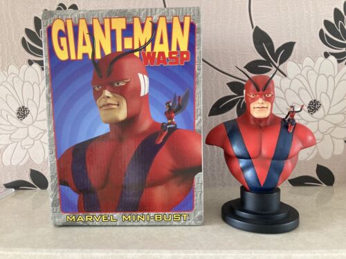 Giant-Man And Wasp Mini Bust; Bowen Designs 643/6500 Limited Edition - Picture 1 of 9