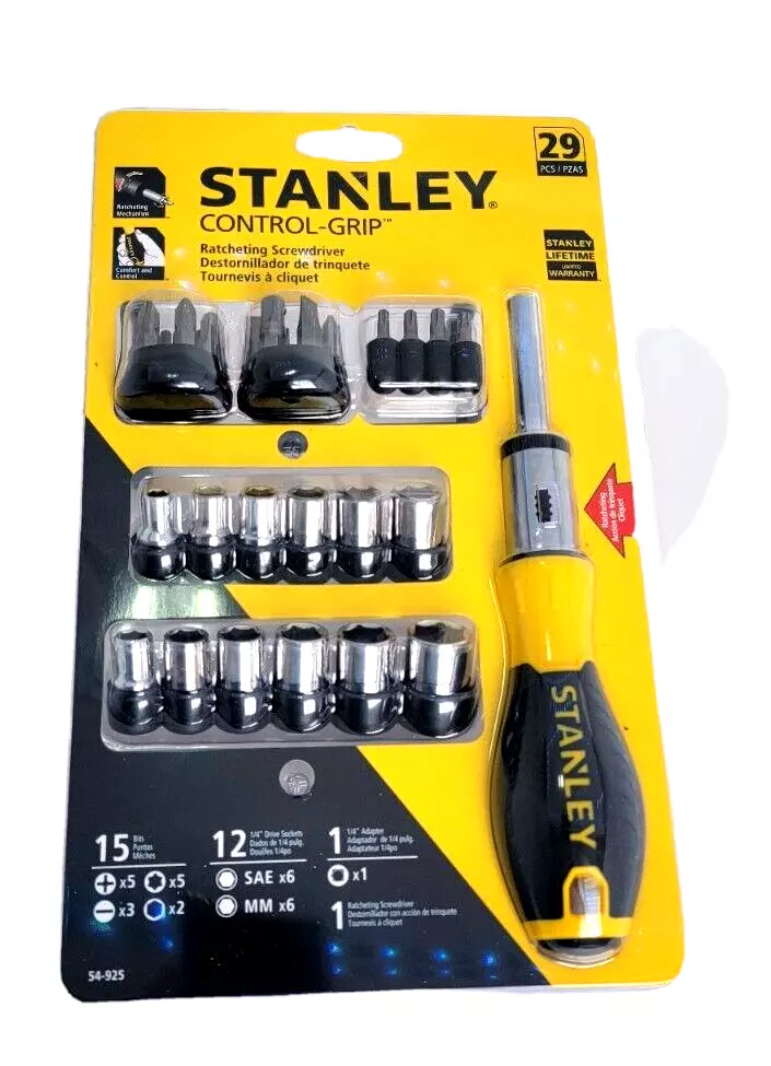 Stanley Control grip Ratcheting control grip