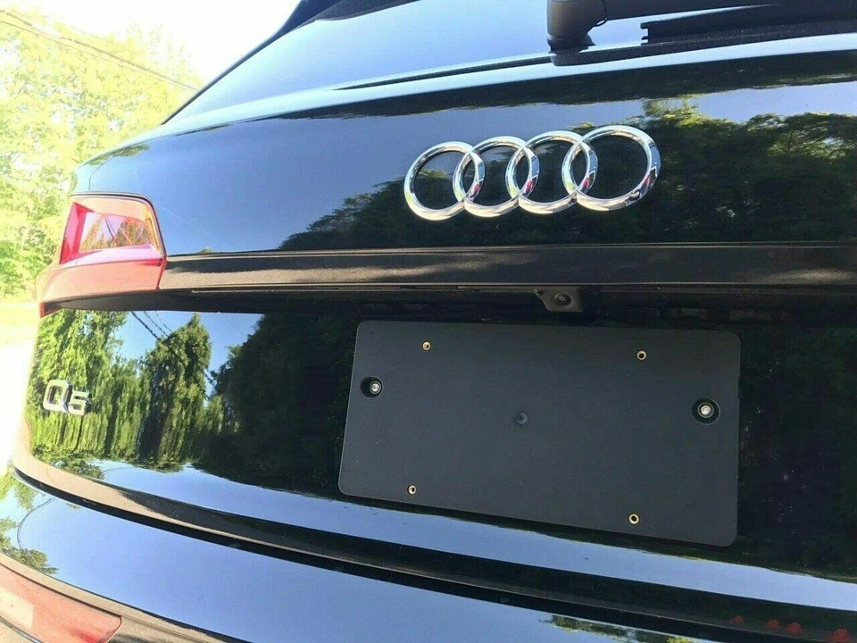 Soporte de montaje para placa de matrícula trasera para AUDI Q5 SQ5 2009-2024 + tornillos Foto 4 de 4