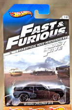 2012 Hot Wheels Fast & Furious 7/8 '08 DODGE CHALLENGER SRT8 Black w/Black Pr5Sp