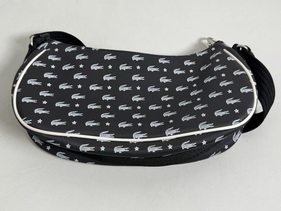 Lacoste подлинный первоклассный женщин багет наплечная сумка Med полночь черный - Изображение 2 из 4