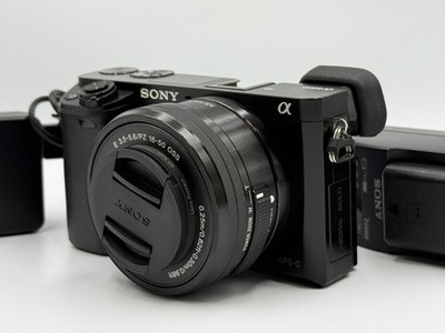 Sony a6000 Spiegellose Digitalkamera SLR 24,3MP Schwarz mit 16-50mm Objektiv #2
