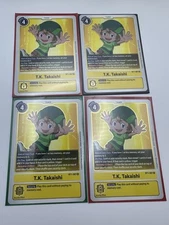 DIGIMON TCG T.K. TAKAISHI BT1-087 Box Topper Rare Holo READ THE DESCRIPTION