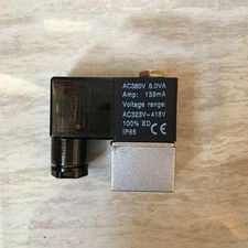 Solenoid Valve Mute Oil-free Air Compressor Air Pump Parts Deflation Stop Valves