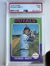 1975 Topps- George Brett #228 (RC) PSA 7