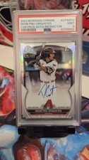 PSA 9 2023 1st Bowman Chrome Demetrio Crisantes Autograph Auto Refractor 429/499
