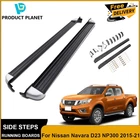 FOR NISSAN NAVARA NP300 D23 2015+ ALUMINIUM RUNNING BOARD SIDE STEPS FOOT RAILS