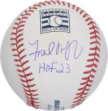 Fred McGriff Atlanta Braves Signed Hall of Fame Logo Baseball with "HOF 23" Insc