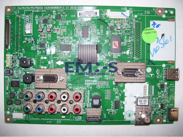 EAX64696604(1.1) EBT62222901 LG 50PA650T MAIN BOARD