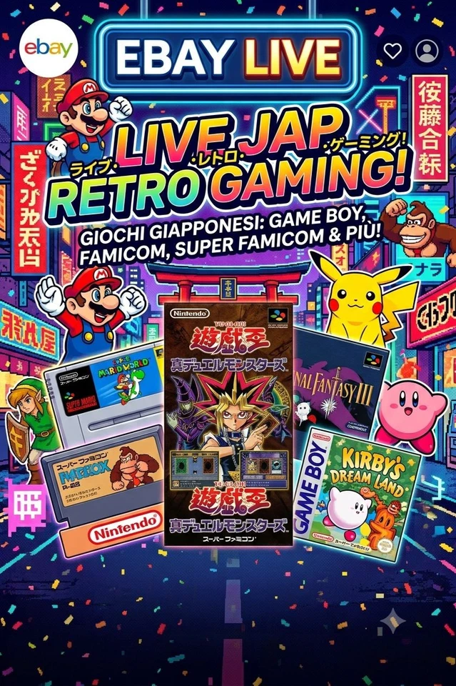 ASTE 1 € RETROGAMING GIAPPONESI Game Boy, Famicom, Super Famicom e Altro
