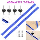 Aluminium T19 T-Slot Track Alloy Jig Woodworking Fixture Sliding Nuts Bolts Kits