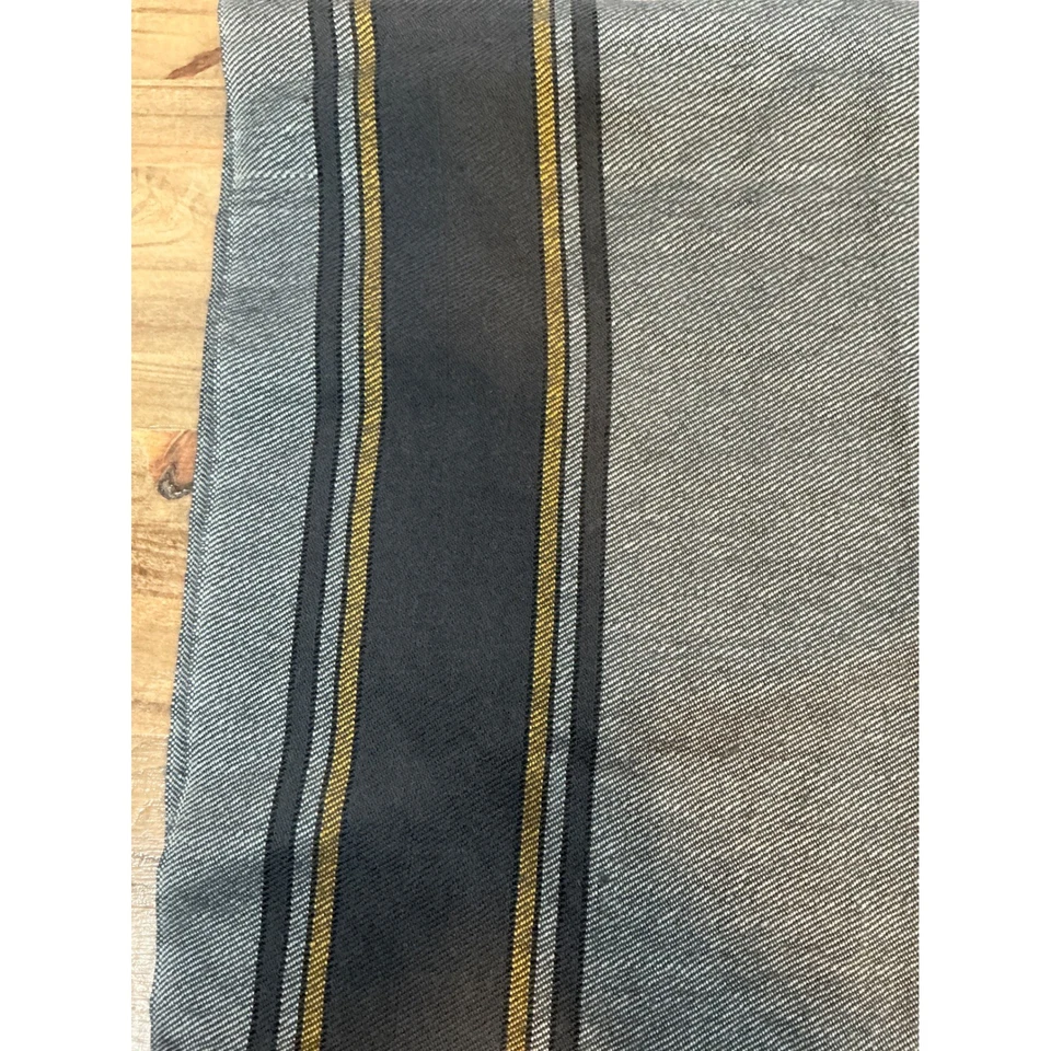 Banana Republic мужской клетку 100% шерсти шарф желтый серый один размер 72 x 15" - Изображение 2 из 3