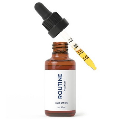 Hair Serum for Thinning Hair - Rosemary, Tea Tree & Argan Oils Blend for Stre...