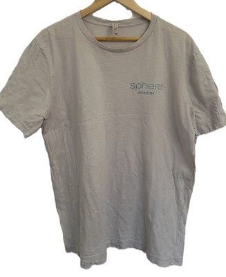 The Sphere Las Vegas T-Shirt ''Director'' Weiß Grau Gr. XL   Merch Nevada Rare