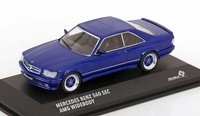 1:43 Solido Mercedes 560 Sec Amg Widebody Bluemetallic
