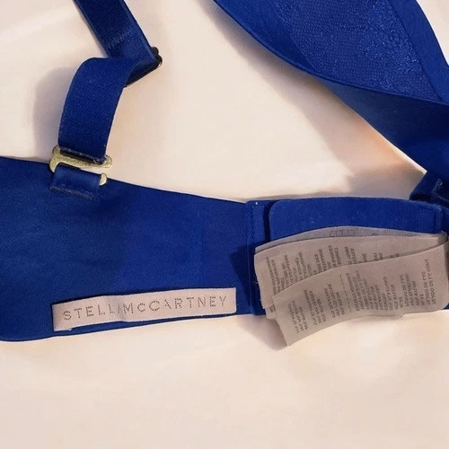 Stella McCartney S73-109 Royal синий кружевной погружения футболка бюстгальтер женщин размер 32DD - Изображение 2 из 4