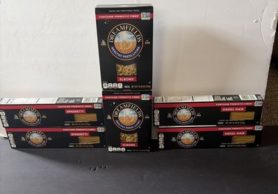 Six Boxes Dreamfields Healthy Carb Pasta Variety Lot Elbow, Spaghetti Angel Hair