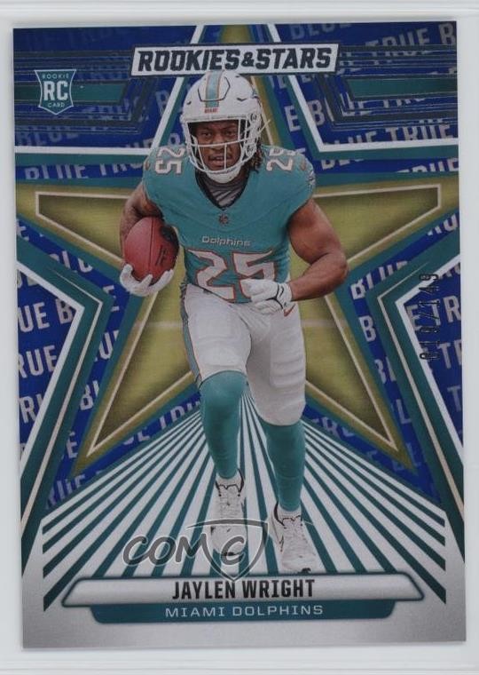 2024 Panini Rookies & Stars Rookies True Blue 19/149 Jaylen Wright #149 RC 1dl2