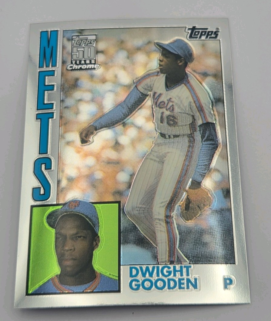 DWIGHT GOODEN 2001 Topps Traded Chrome #T109 50 Years 42T NY Mets 1984 Reprint