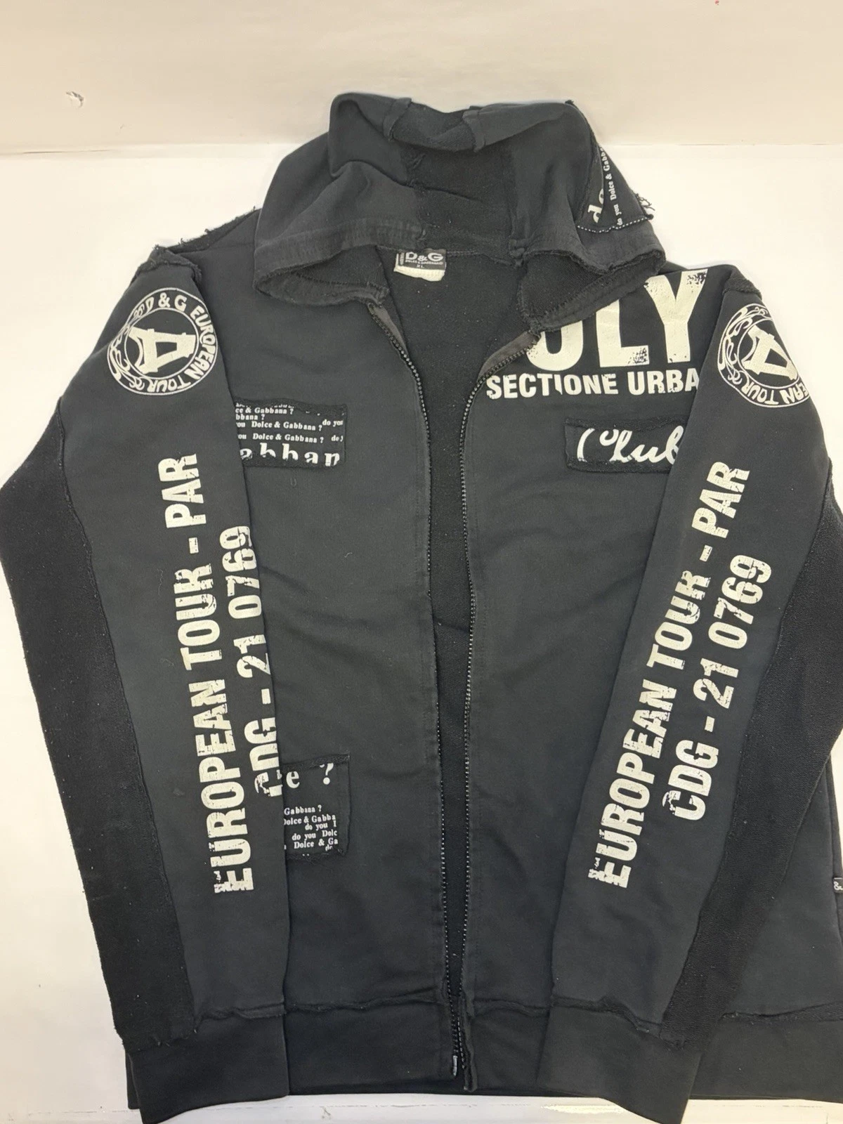 Vintage Dolce & Gabbana European Tour Zip Up Jacket image 1