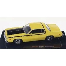 IXO 1/43 Plymouth Road Runner 1975 Yellow Diecast Model