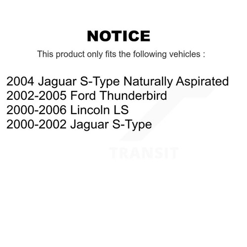 SIM KSM-100341 Brake Pad Sets 4-Wheel Set Front & Rear for Lincoln LS Ford 02-05 - Picture 2 of 2