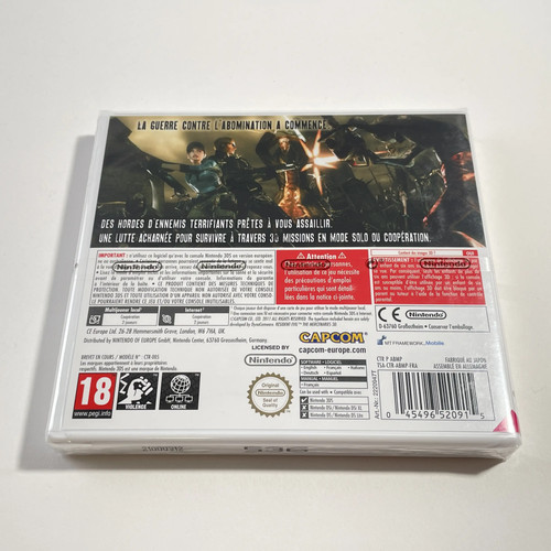 Nintendo 3DS Resident Evil - The Mercenaries 3D FRA Neuf sous Blister - Photo 2 sur 4