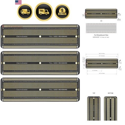 PCB Prototype Board Large Solderable Breadboard for Electronics Projects Comp...